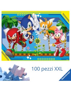 Puzzle XXL Sonic 100 Pezzi per Bambini 6+ RAV120011347 Ravensburger | Futurartshop.com 2