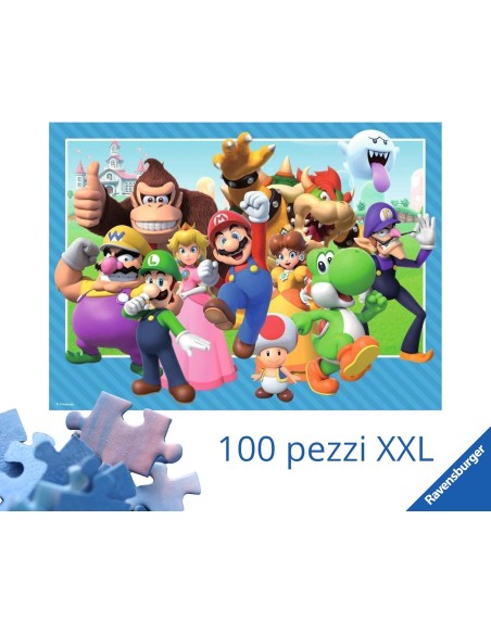 Puzzle XXL Super Mario 100 Pezzi per Bambini 6+ RAV120010746 Ravensburger | Futurartshop.com