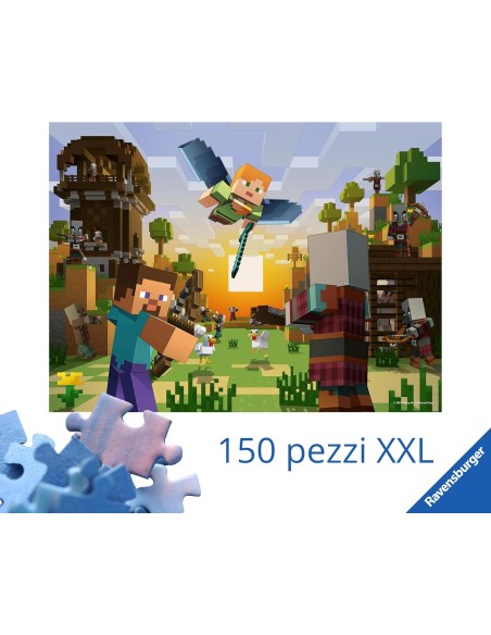 Minecraft XXL 150 Piece Puzzle for Kids 6+ RAV120041771 Ravensburger | Futurartshop.com