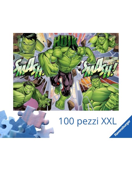 Puzzle XXL Hulk smash 100 Pezzi per Bambini 6+ RAV120041191 Ravensburger | Futurartshop.com