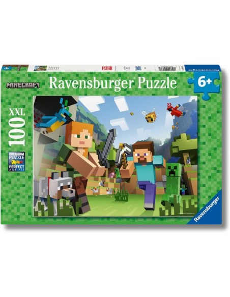 Minecraft XXL 100 Piece Puzzle for Kids 6+ RAV120041764 Ravensburger | Futurartshop.com