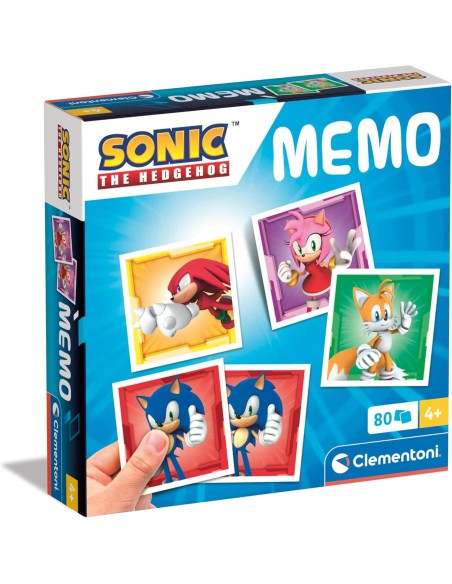 Sonic Memo Memory Game 80 Cards Educational 3+ CLE18303 Clementoni | Futurartshop.com