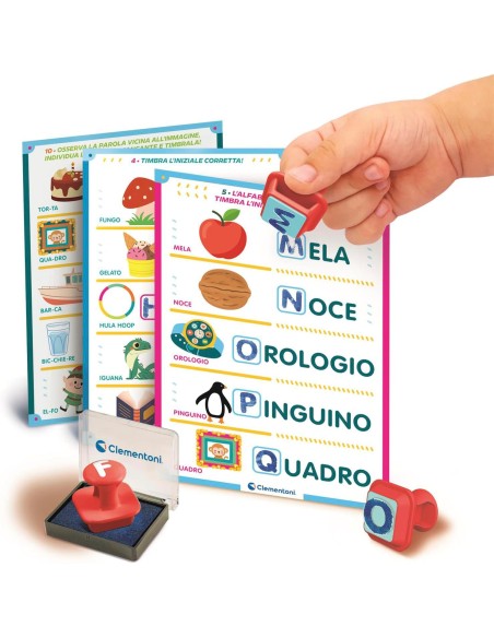 Sapientino Alphabet Stamps Educational Game 4-6 CLE16693 Clementoni | Futurartshop.com