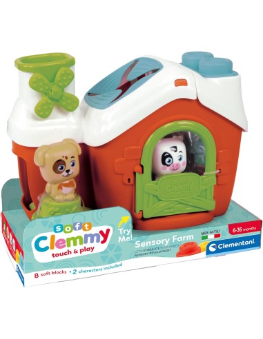 Soft Clemmy Touch & Play Sensory Farm Playset 6-36M CLE17993 Clementoni | Futurartshop.com