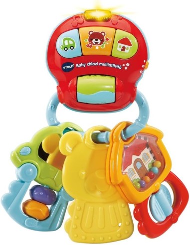 My First Keys 3 in 1 Interactive Rattle Toy 3-24M VIT505107 Vtech | Futurartshop.com