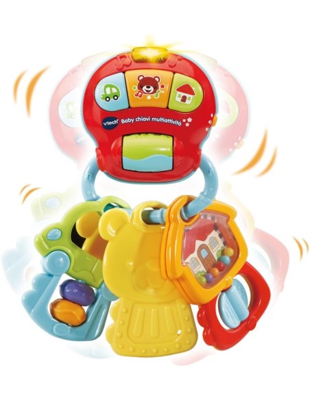 My First Keys 3 in 1 Interactive Rattle Toy 3-24M VIT505107 Vtech | Futurartshop.com