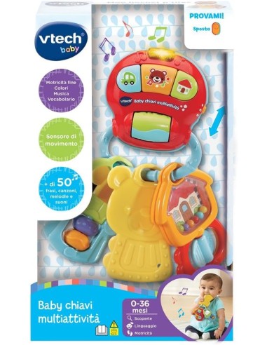 Le Mie Prime Chiavi 3 in 1 Sonaglino Interattivo 3-24M VIT505107 Vtech | Futurartshop.com