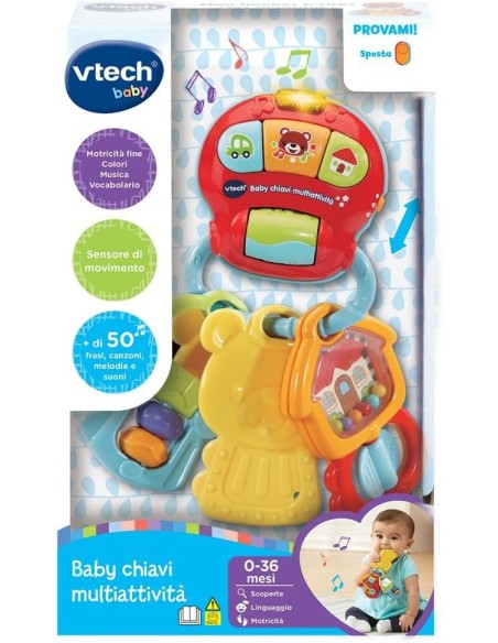 Le Mie Prime Chiavi 3 in 1 Sonaglino Interattivo 3-24M VIT505107 Vtech | Futurartshop.com