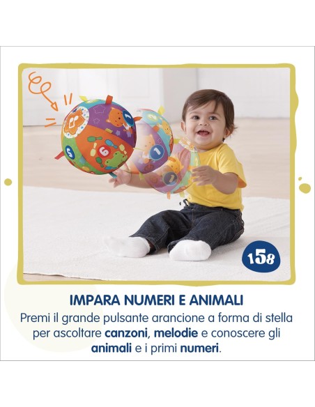 Magic Activity Ball Interactive Learning Toy 6-36M VIT166107 Vtech | Futurartshop.com
