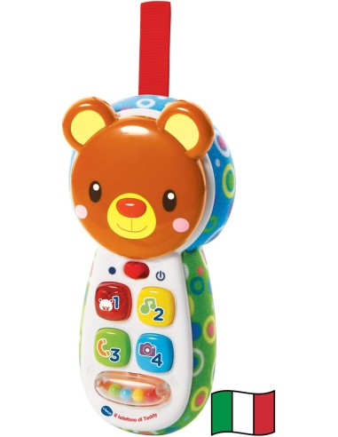 Il Telefono di Teddy Gioco Interattivo Numeri Colori 6-36M VIT502707 Vtech | Futurartshop.com
