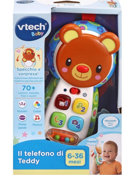 eddy Phone Interactive Learning Toy 6-36M VIT502707 Vtech | Futurartshop.com