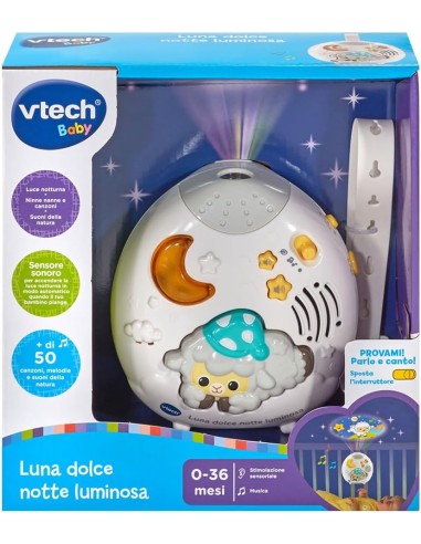 Luna Sweet Dreams Night Light Musical Baby Toy 0+ VIT508707 Vtech | Futurartshop.com
