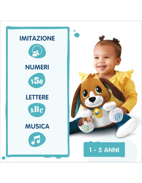 Fido Parla e Gioca con Me Peluche Interattivo 6-36M VIT610107 Vtech | Futurartshop.com