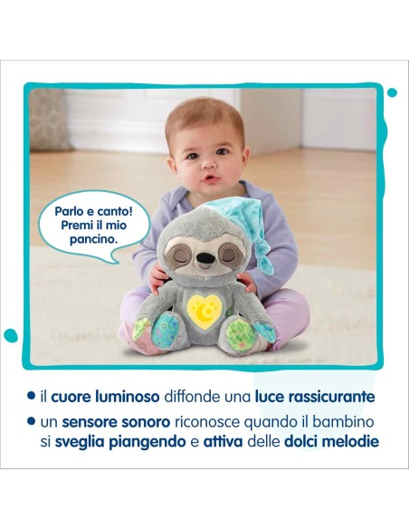 Dormiglione Dolce Nanna Peluche Luce Notturna 0+ VIT548207 Vtech | Futurartshop.com