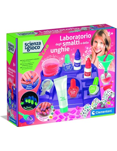 Scienza & Gioco Laboratorio Smalti Unghie 8+ CLE19392 Clementoni | Futurartshop.com
