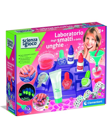 Scienza & Gioco Laboratorio Smalti Unghie 8+ CLE19392 Clementoni | Futurartshop.com
