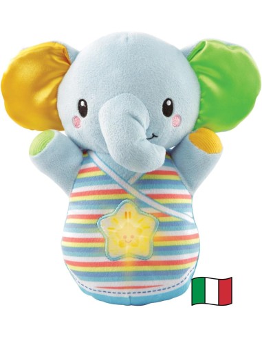 Nino Light Up Elephant Interactive Plush 6-36M VIT508607 Vtech | Futurartshop.com