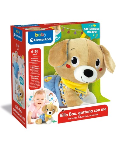 Billo Bau Gattona con Me Peluche 6m+ CLE17986 Clementoni | Futurartshop.com