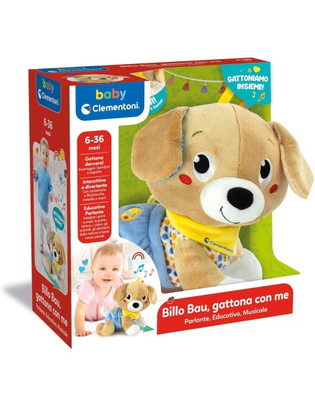 Billo Bau Gattona con Me Peluche 6m+ CLE17986 Clementoni | Futurartshop.com