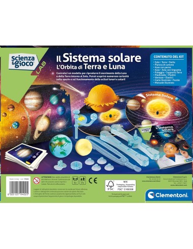 Science & Play Solar System Earth Moon Orbit 7+ CLE19402 Clementoni | Futurartshop.com