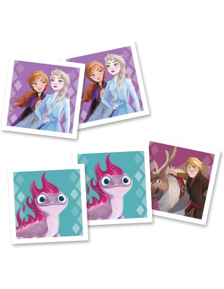 Memo Games Disney Frozen 48 Cards Memory 3+ CLE18299 Clementoni | Futurartshop.com