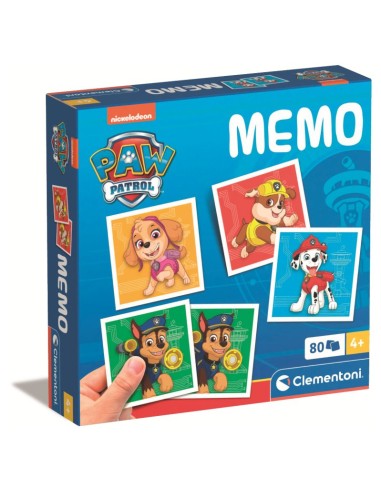 Memo Games PAW Patrol 48 Carte Memoria 3+ CLE18301 Clementoni | Futurartshop.com
