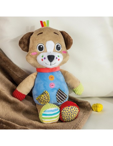 Pete the Puppy Plush Dog Multisensory 0m+ CLE17905 Clementoni | Futurartshop.com