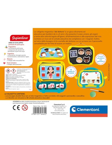Valigetta Dottore Magnetica 4-6 Anni CLE16462 Clementoni | Futurartshop.com
