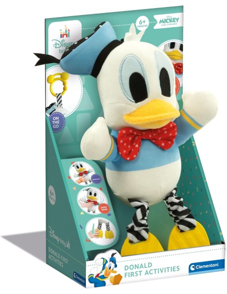 Paperino Peluche Prime Attività 6m+ CLE17921 Clementoni | Futurartshop.com