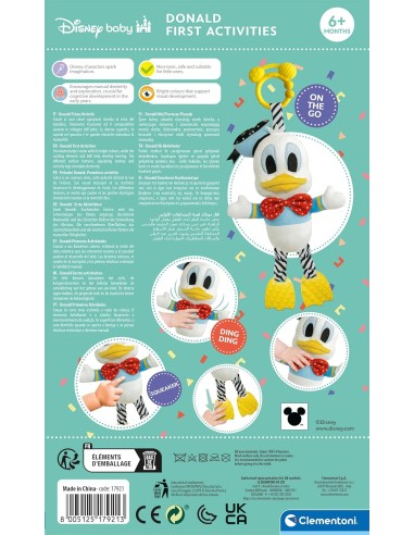 Paperino Peluche Prime Attività 6m+ CLE17921 Clementoni | Futurartshop.com