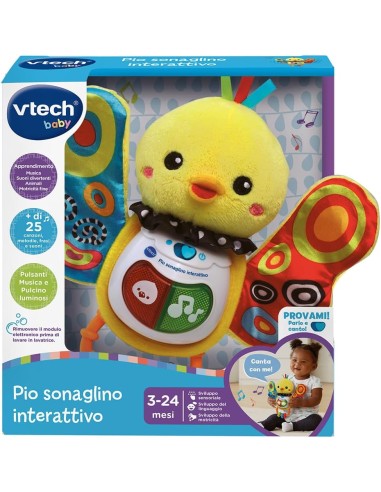 Pio Sonaglino Interattivo con Sensore Movimento 3-24M VIT185307 Vtech | Futurartshop.com