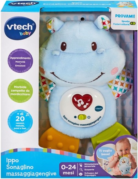 Ippo Sonaglino Massaggia Gengive Luci e Suoni 3-24M VIT502507 Vtech | Futurartshop.com