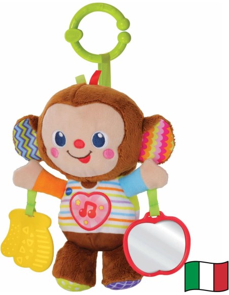 Noè Scimmietta Canterina Sonaglino Interattivo 3-24M VIT513407 Vtech | Futurartshop.com