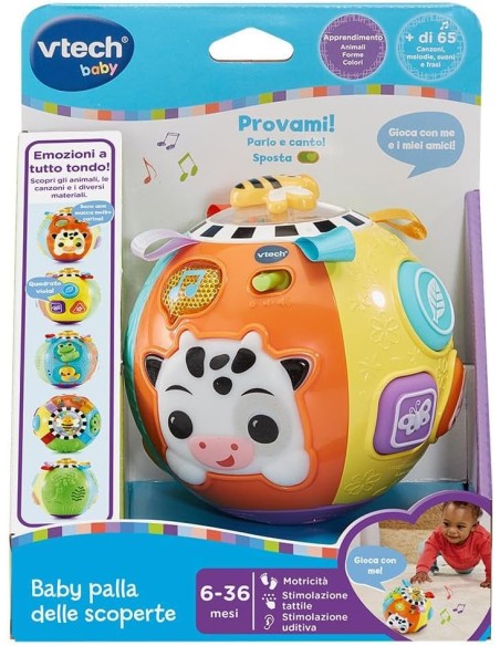 Baby Palla delle Scoperte Gioco Interattivo 6-36M VIT577607 Vtech | Futurartshop.com
