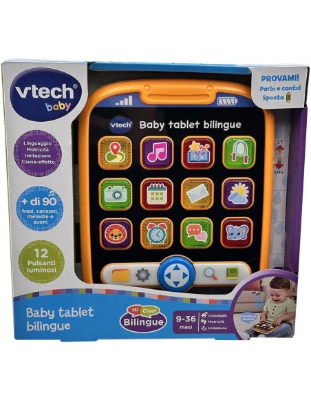 Baby Bilingual Learning Tablet Toy 9-36M VIT578549 Vtech | Futurartshop.com