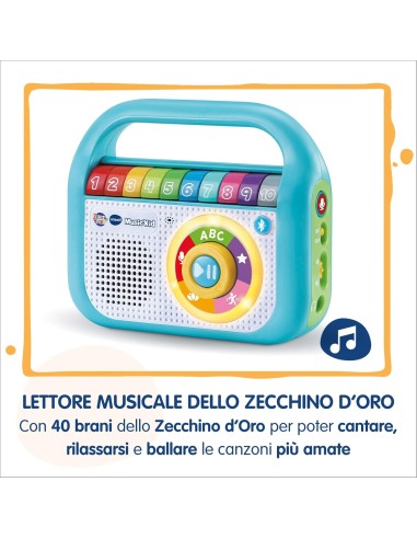 Music’Kid Zecchino d’Oro Kids MP3 Player Bluetooth VIT615507 Vtech | Futurartshop.com