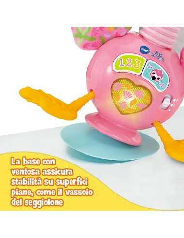 Fenny Sensory Pull and Play Flamingo with Lights and Sounds VIT587107 Vtech | Futurartshop.com