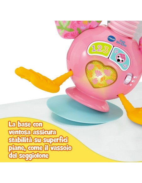 Fenny Sensory Pull and Play Flamingo with Lights and Sounds VIT587107 Vtech | Futurartshop.com