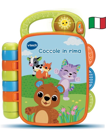 Cuddle Rhymes Interactive Sensory Baby Book with Animal Sounds VIT567807 Vtech | Futurartshop.com