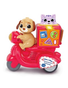 Bau and Miao Delivery Scooter Interactive Toy for Toddlers VIT586607 Vtech | Futurartshop.com 2