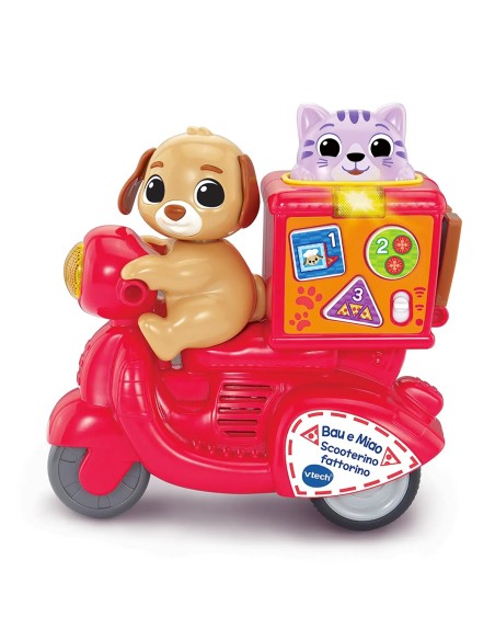 Bau e Miao Scooterino Fattorino Gioco Interattivo per Bambini VIT586607 Vtech | Futurartshop.com