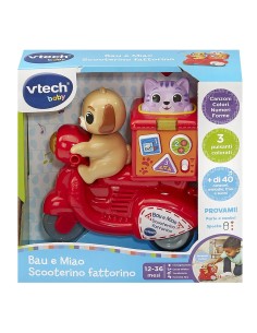 Bau e Miao Scooterino Fattorino Gioco Interattivo per Bambini VIT586607 Vtech | Futurartshop.com