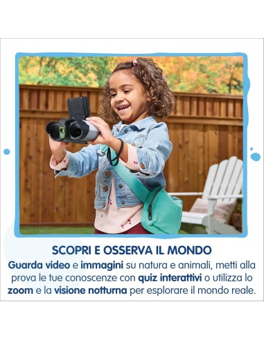 Video Binocolo Interattivo per Bambini con Schermo LCD VIT618607 Vtech | Futurartshop.com