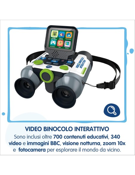 Interactive Video Binoculars for Kids with Color LCD Screen VIT618607 Vtech | Futurartshop.com