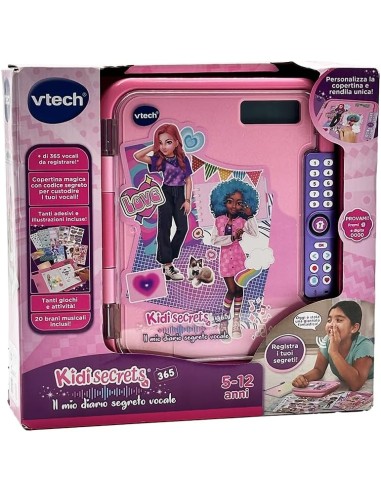 KidiSecrets 365 Diario Segreto Vocale con Schermo LCD VIT581907 Vtech | Futurartshop.com