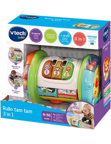 Tam Tam 3 in 1 Activity Roller with Piano for Kids VIT562607 Vtech | Futurartshop.com