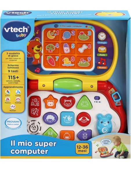Il Mio Super Computer Interattivo per Bambini con Mouse VIT191207 Vtech | Futurartshop.com