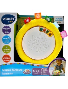 Magic Light-Up Drum Interactive Musical Toy for Kids VIT612549 Vtech | Futurartshop.com
