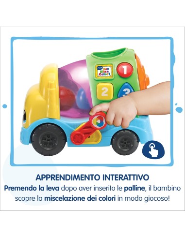 Max Mixa Colori Camioncino Parlante Interattivo per Bambini VIT601907 Vtech | Futurartshop.com