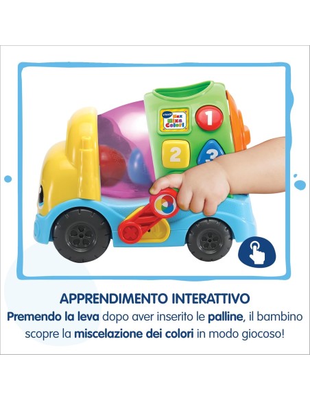 Max Mixa Colori Camioncino Parlante Interattivo per Bambini VIT601907 Vtech | Futurartshop.com
